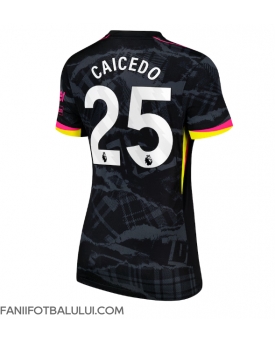 Chelsea Moises Caicedo #25 Tricou Fotbal Replică 2024-25 Femei Treilea